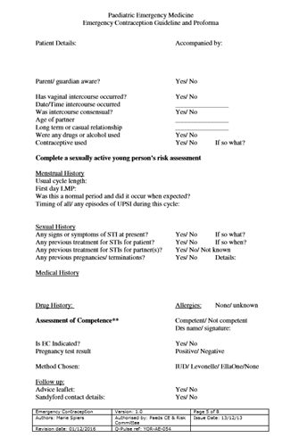 Proforma Page 1