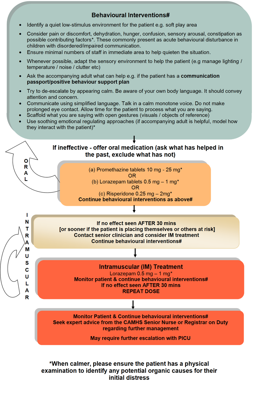 Behavioural Interventions flowchart