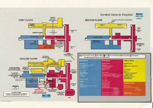 Floorplan of the Borders General Hospital