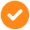 Orange checkmark