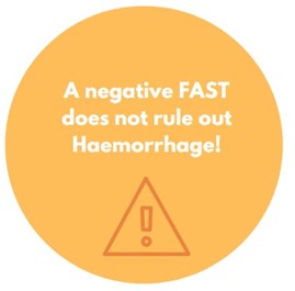 A negative FAST does not rule out haemorrhage!