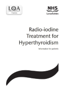 NHS Lanarkshire radioiodine for hyperthyroidism patient information leaflet 2022