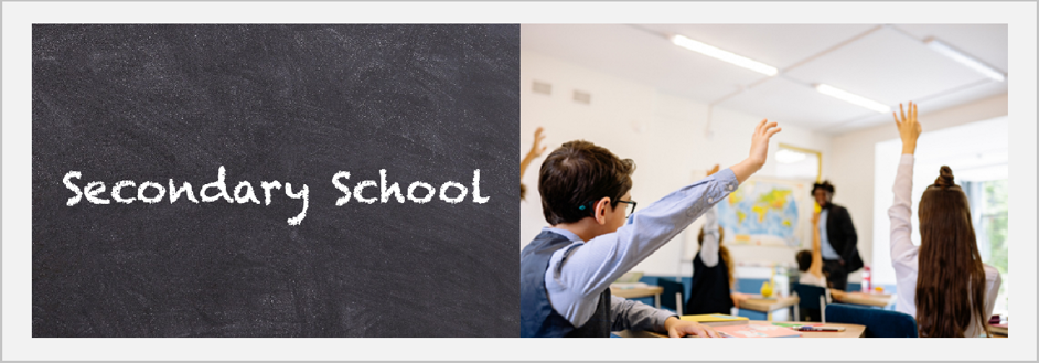 Young People in Class with their Hands Raised